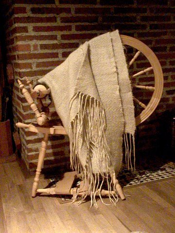 A long dense wrap of kid mohair