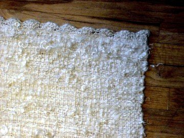 Crocheted corner treatment