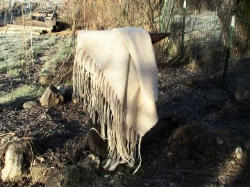 All natural off white with subtle yarn variations