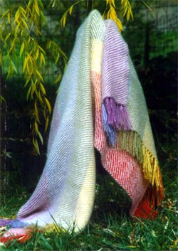 A rainbow throw