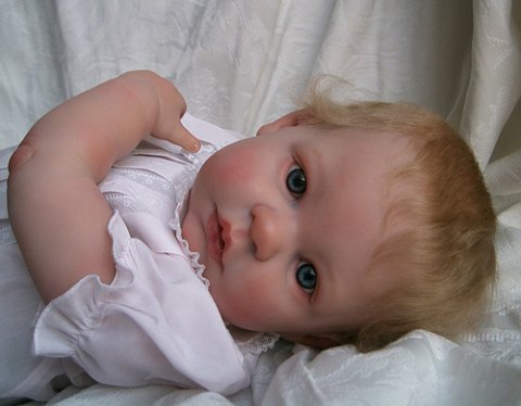 image of a reborning doll