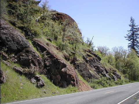 geological map for the surrounding the watershed