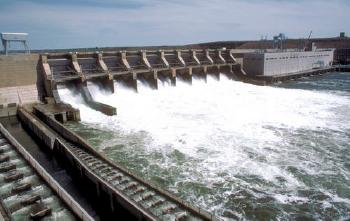 Columbia River dam